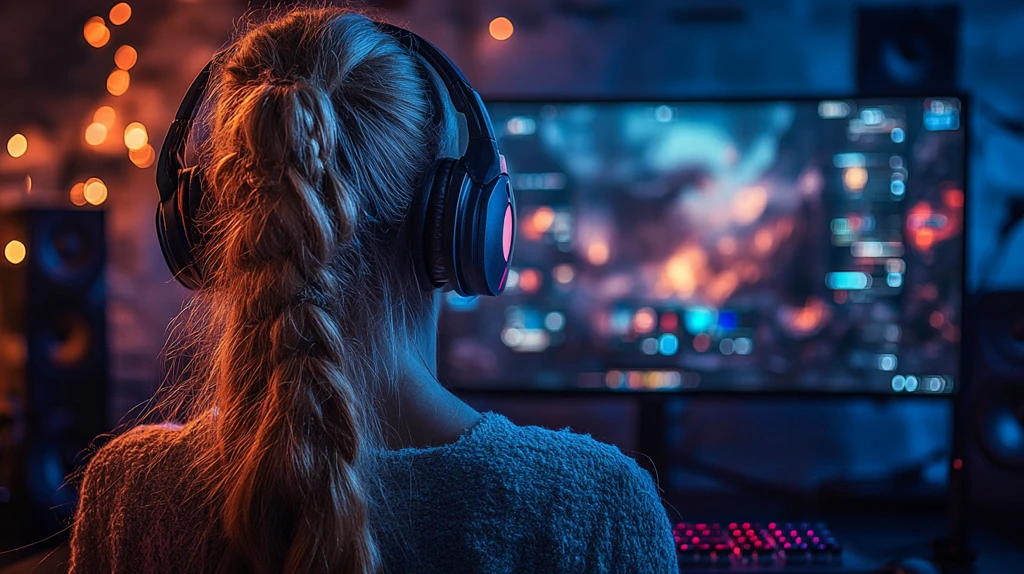 电竞游戏炫彩画面