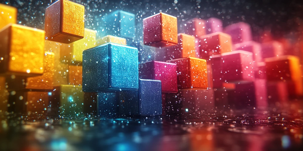 彩色方块消除跳跃