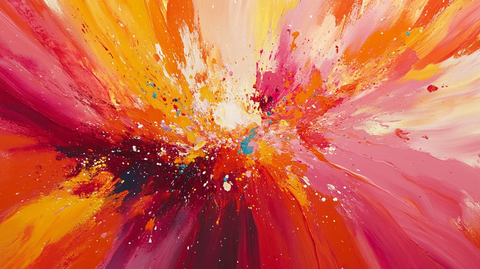 颜料和粉末爆炸