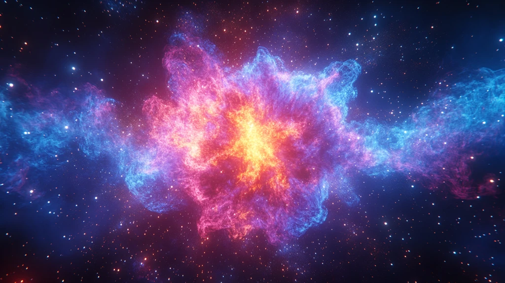 新年烟花绽放夜空