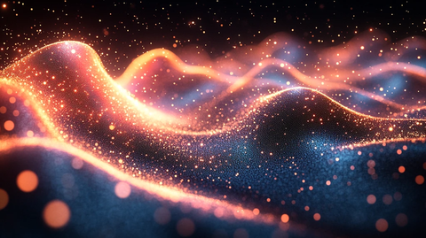 科技粒子波纹图