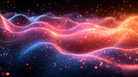 科技粒子波纹图