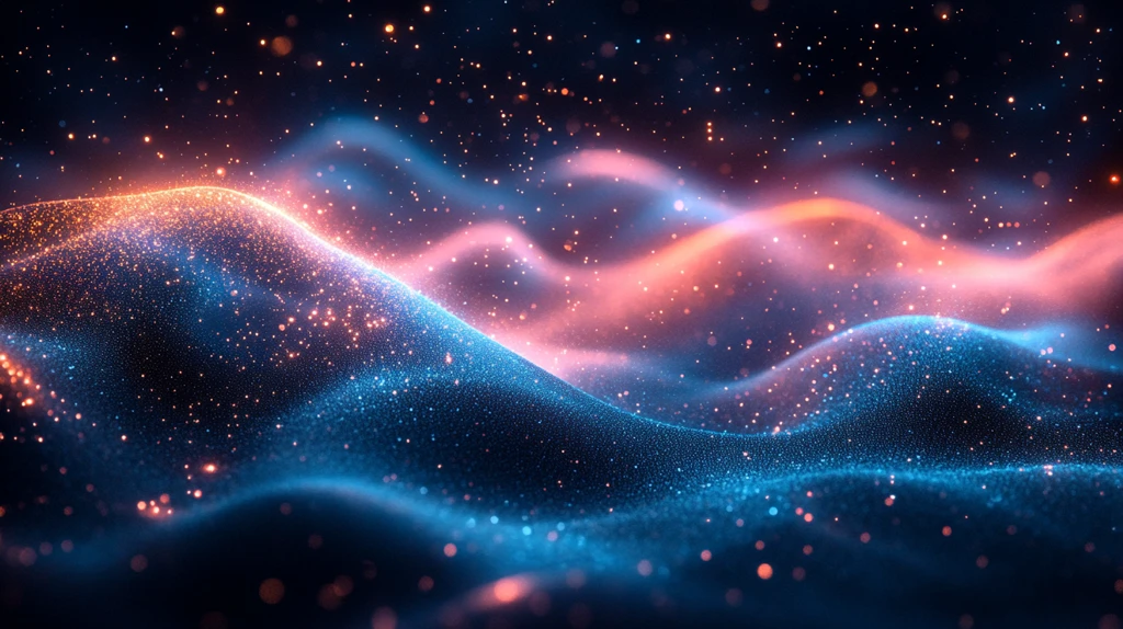 科技粒子波纹图