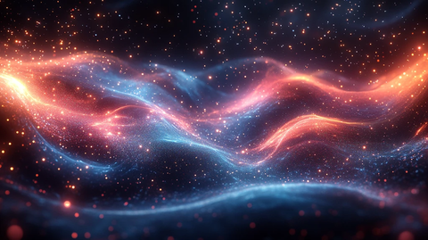 科技粒子波纹图