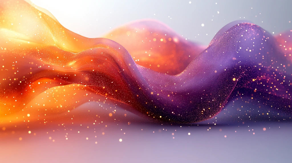 粒子波纹光影流动