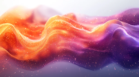 粒子波纹光影流动