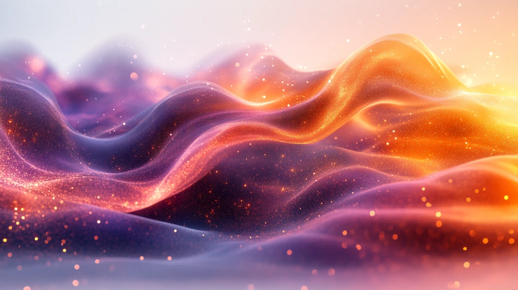 粒子波纹光影流动