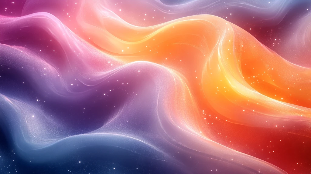 蓝粉橙紫渐变背景