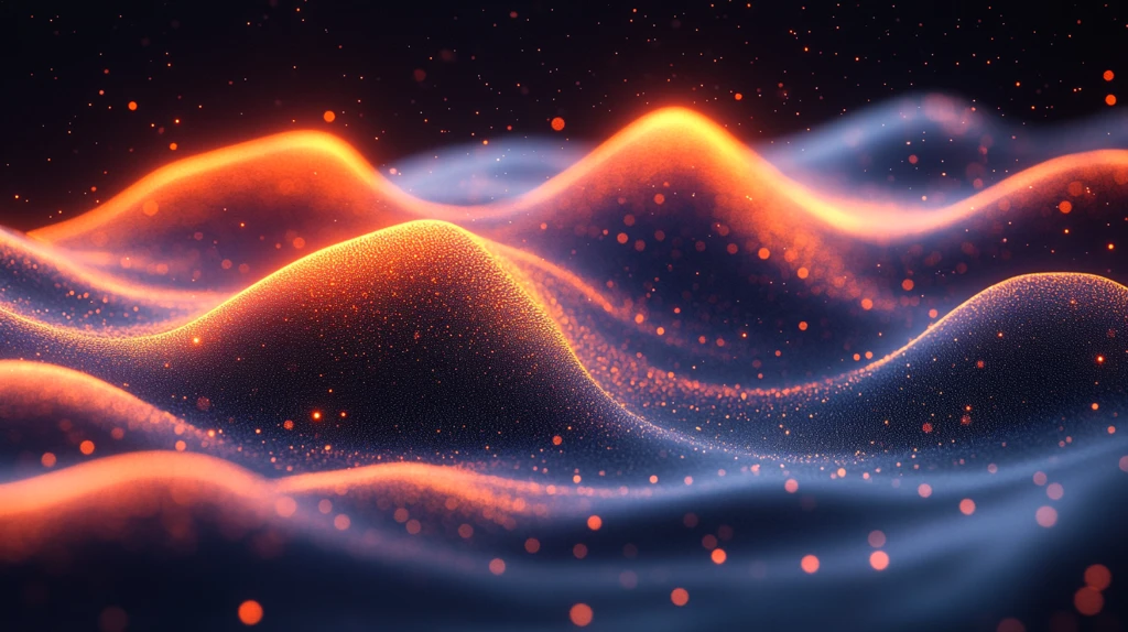 粒子波纹背景图