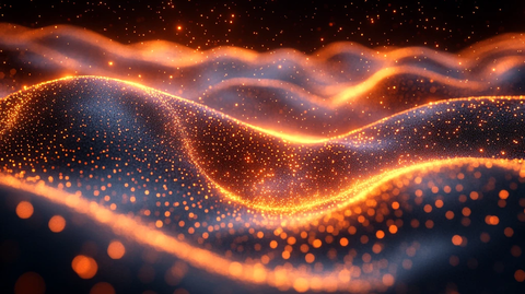 粒子波纹背景图