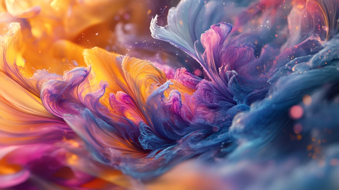 色彩流动梦境