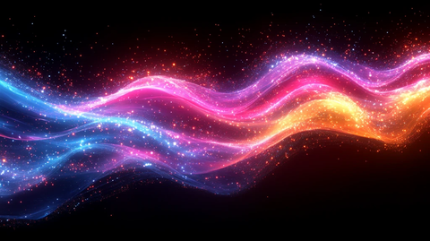 霓虹激光金属纹