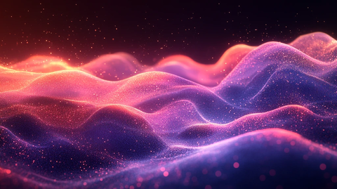 粉波紫蓝波纹图