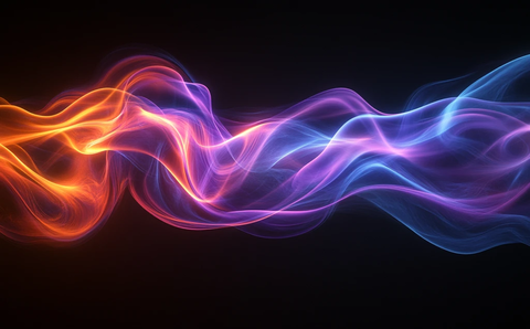 紫色火焰黑背景