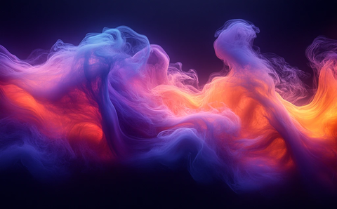 紫色火焰黑背景