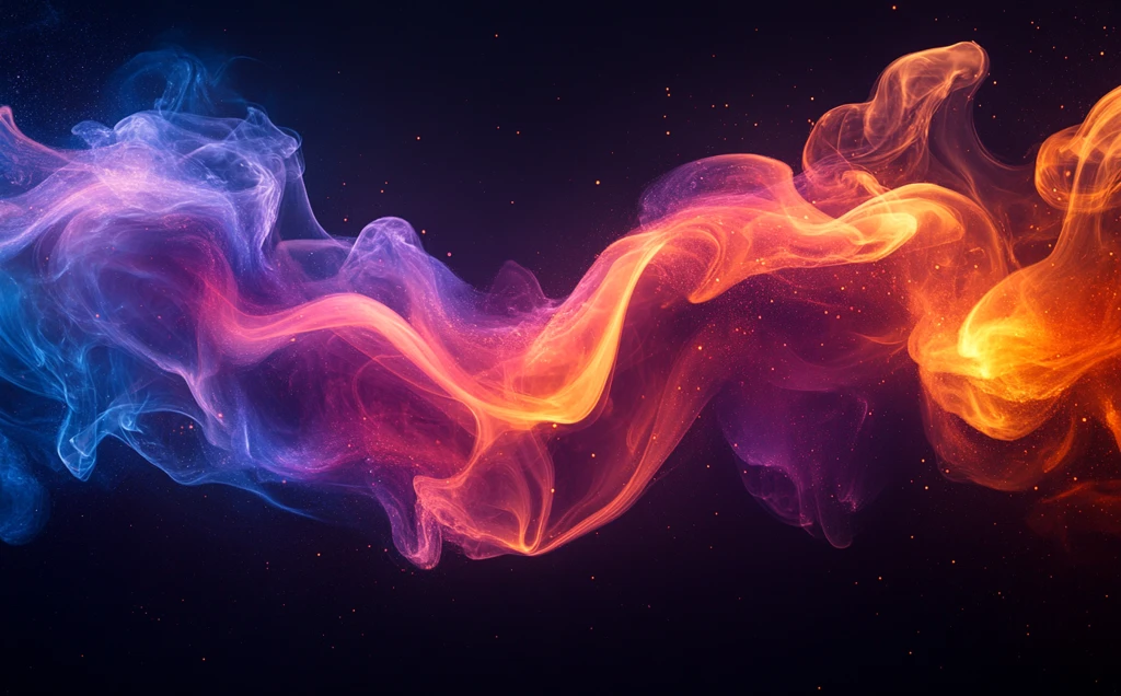 紫色火焰黑背景