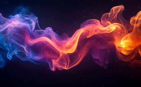 紫色火焰黑背景