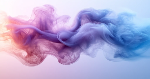 蓝色紫色烟雾设计