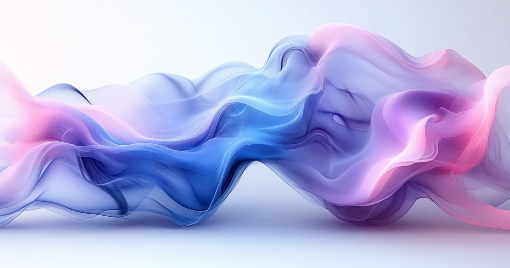 蓝色紫色烟雾设计