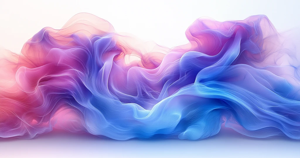 蓝色紫色烟雾设计