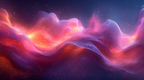 粉紫心跳数字艺术