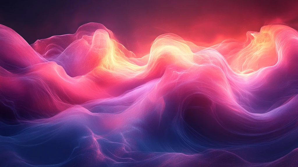 粉紫心跳数字艺术