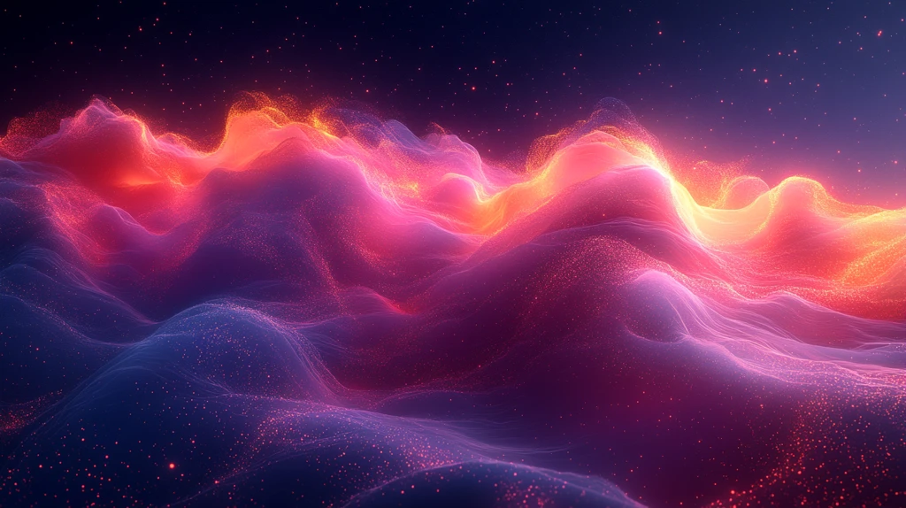 粉紫心跳数字艺术