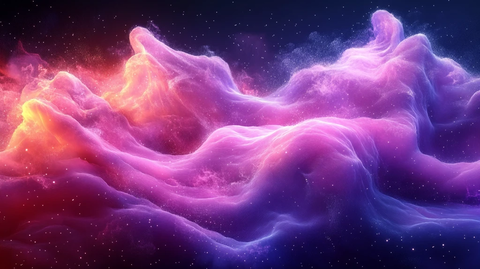 粉紫心跳数字艺术