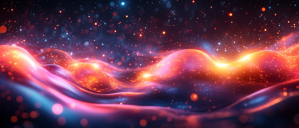 彩色液体形状空间