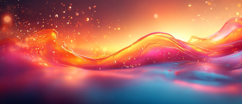 彩色液体形状空间