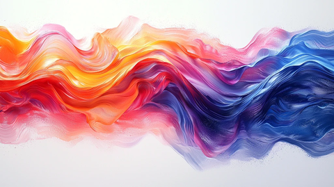 波浪形状抽象设计