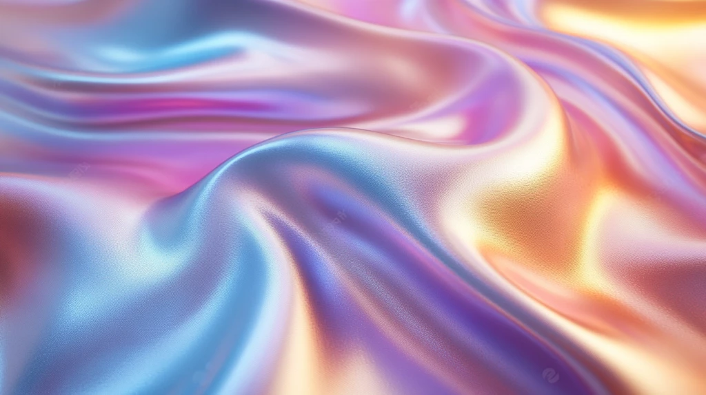 彩虹波浪与水纹