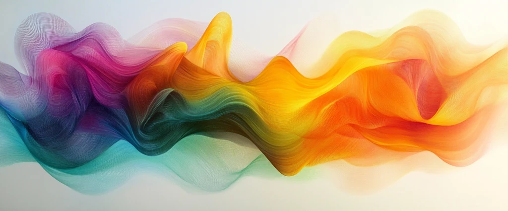 曲线层叠渐变流