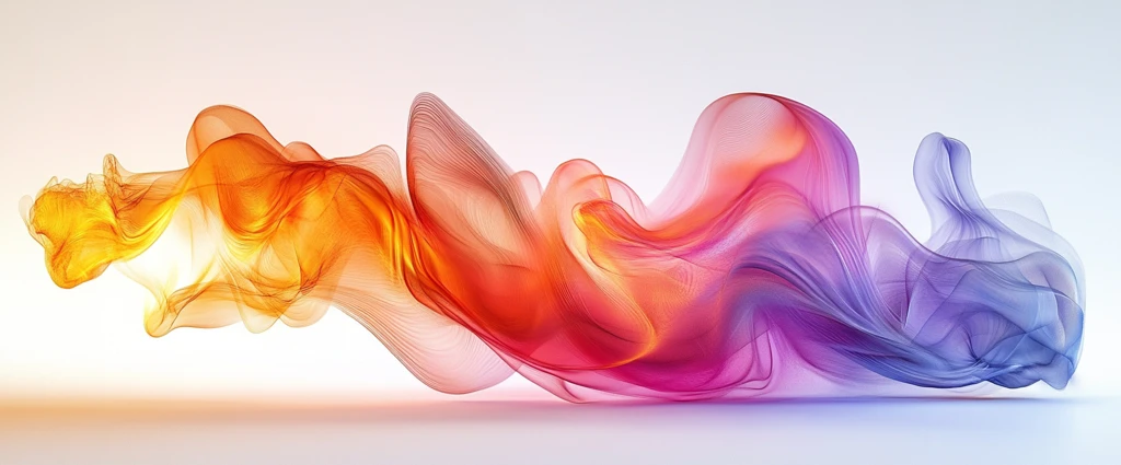 曲线层叠渐变流