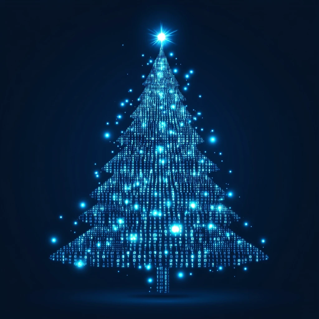二进制圣诞树