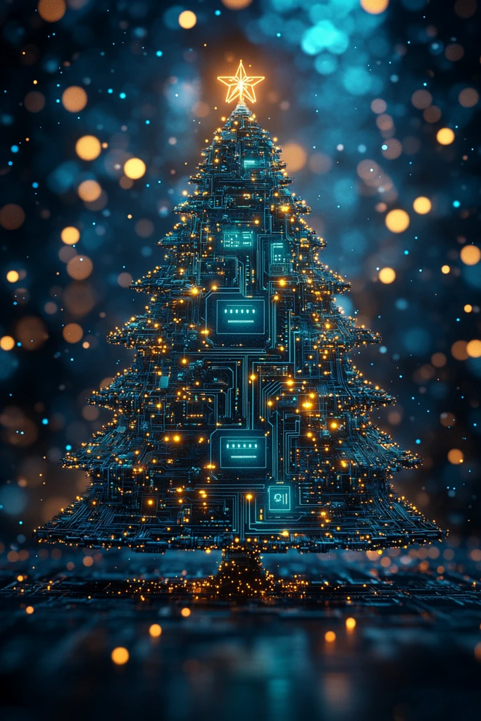 微电路圣诞树