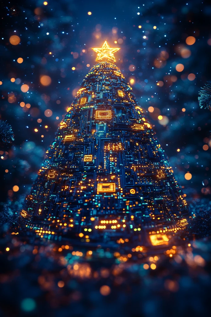微电路圣诞树