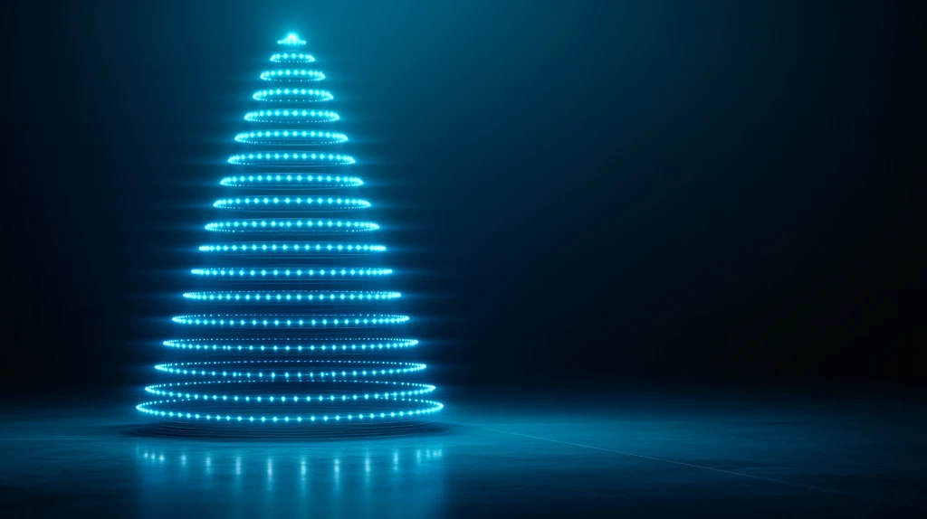 未来感全息圣诞树