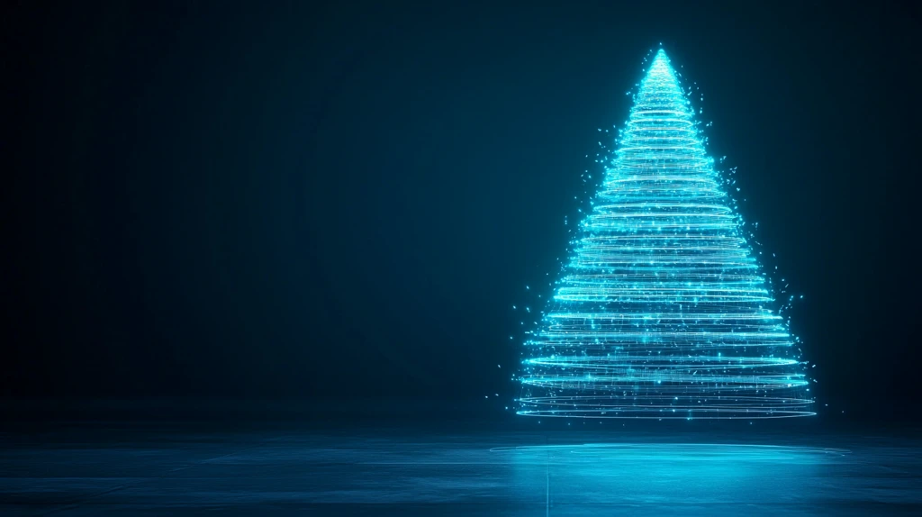 未来感全息圣诞树