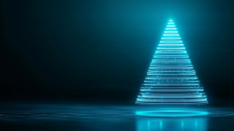 未来感全息圣诞树