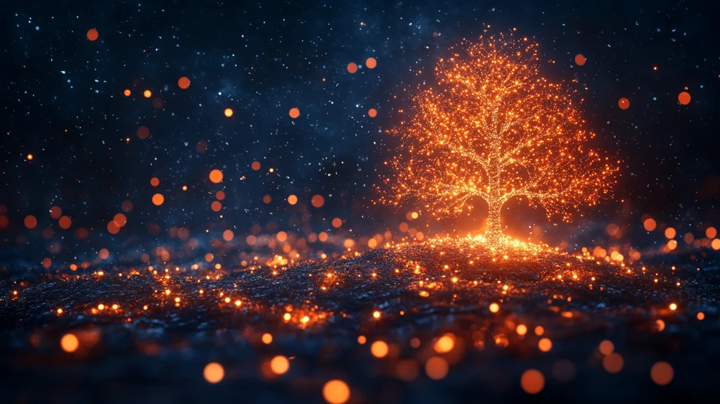 新年或圣诞树二进制