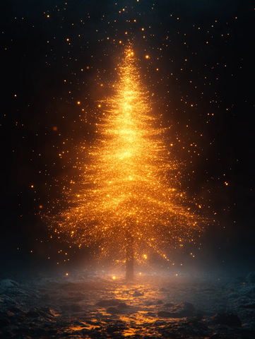 光粒圣诞树