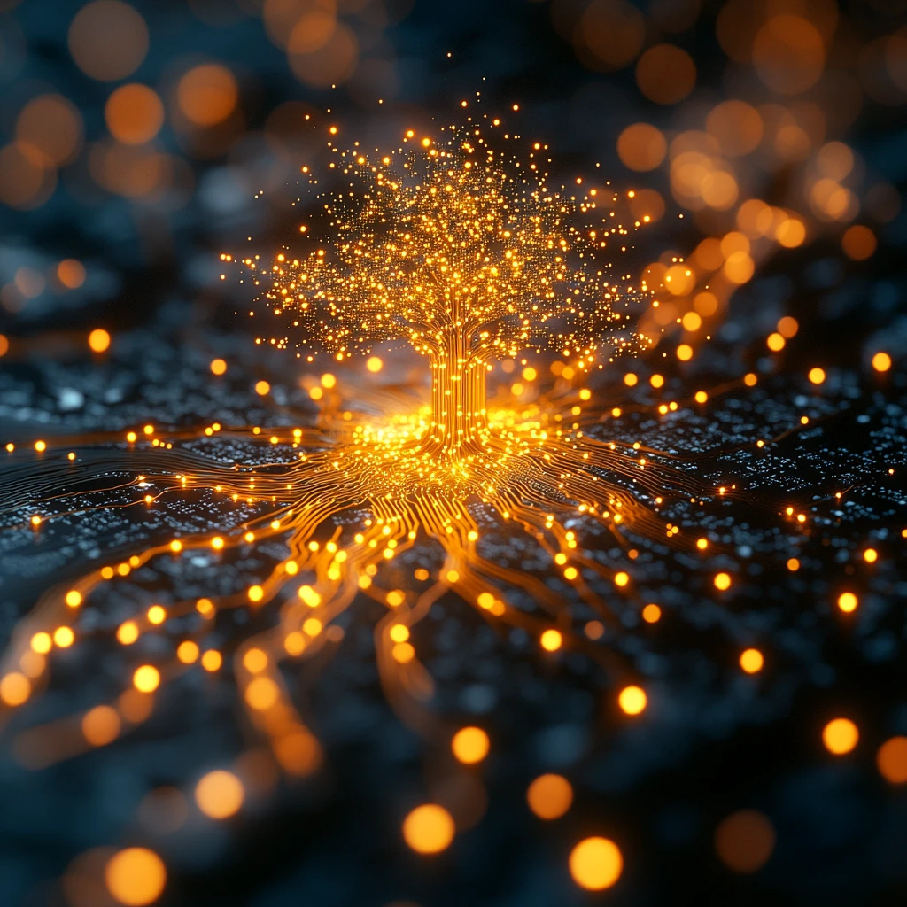 比特币网络光纤艺术