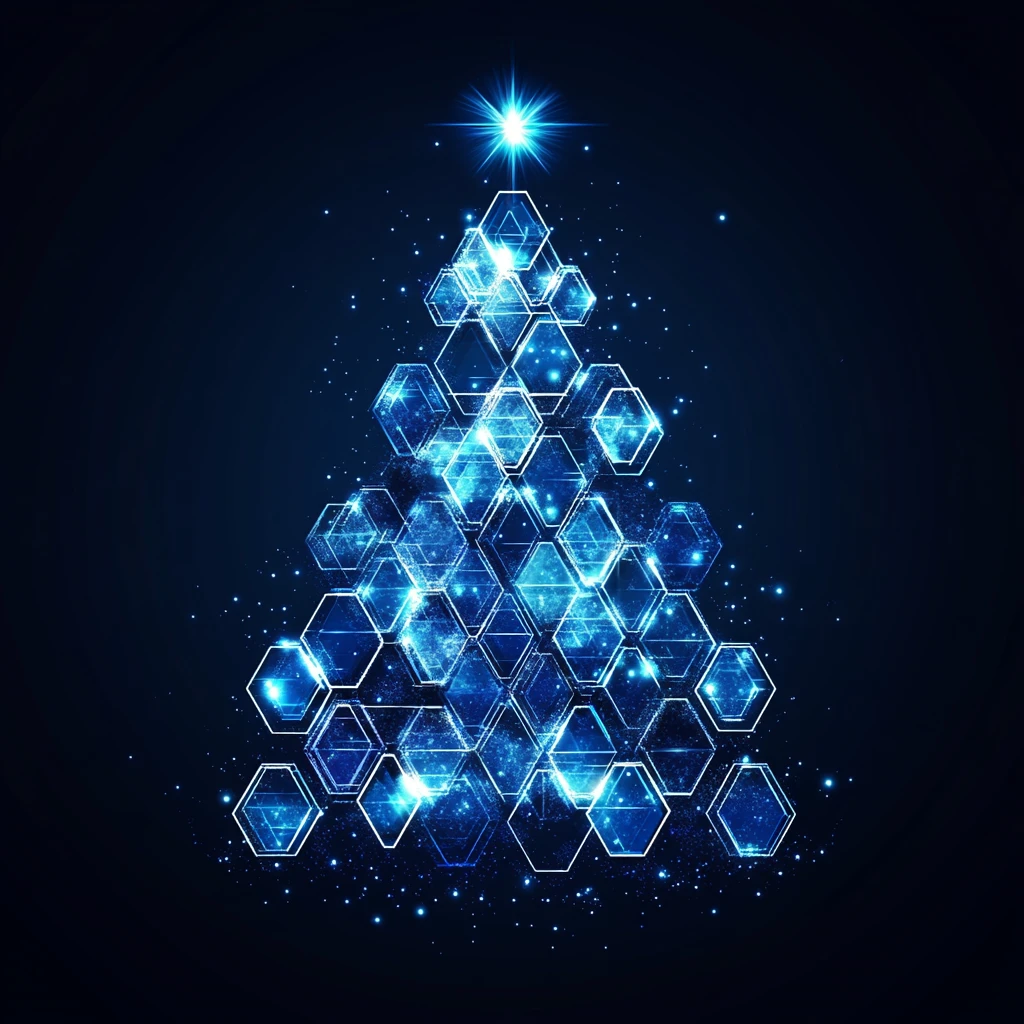 蜂窝六边形圣诞树