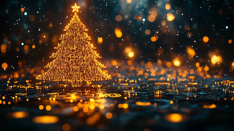 通信代码圣诞树