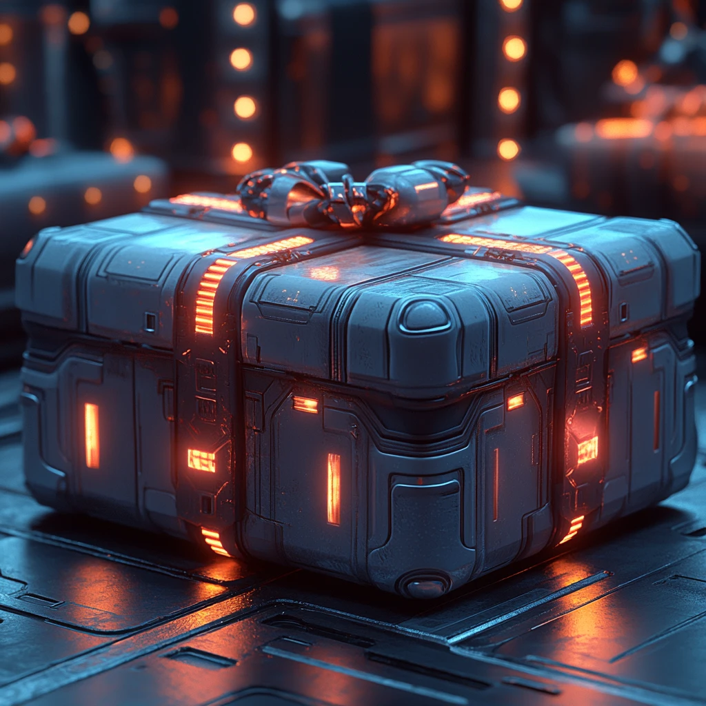 未来风格圣诞礼物