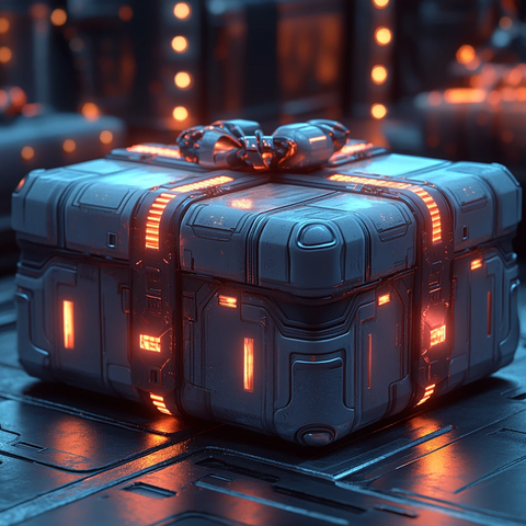 未来风格圣诞礼物