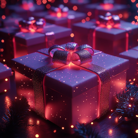 未来风格圣诞礼物