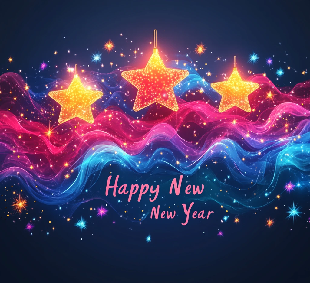 圣诞星星灯光设计