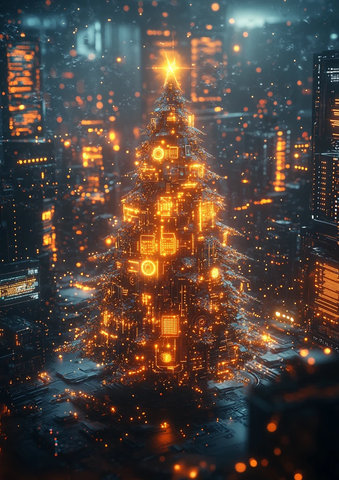 电子圣诞树灵感